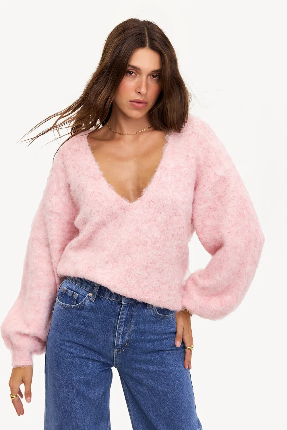 Pink sweater